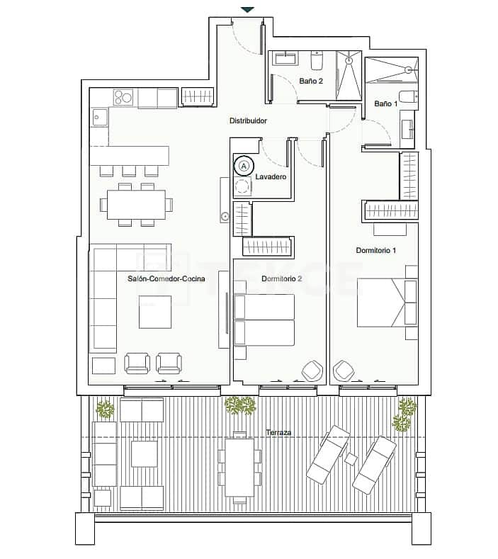 3 sypialnia Mieszkanie na sprzedaż w Estepona z basenem - 700 000 € (Ref: 9074696)