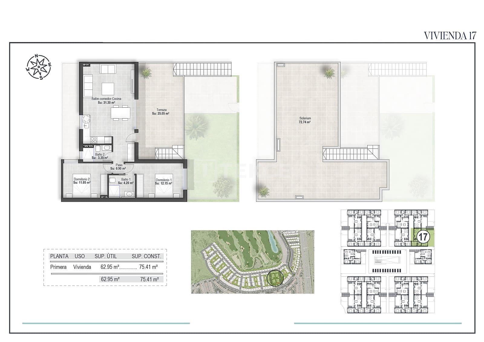 3 sovrum Lägenhet till salu i Condado de Alhama med pool - 265 000 € (Ref: 9074698)