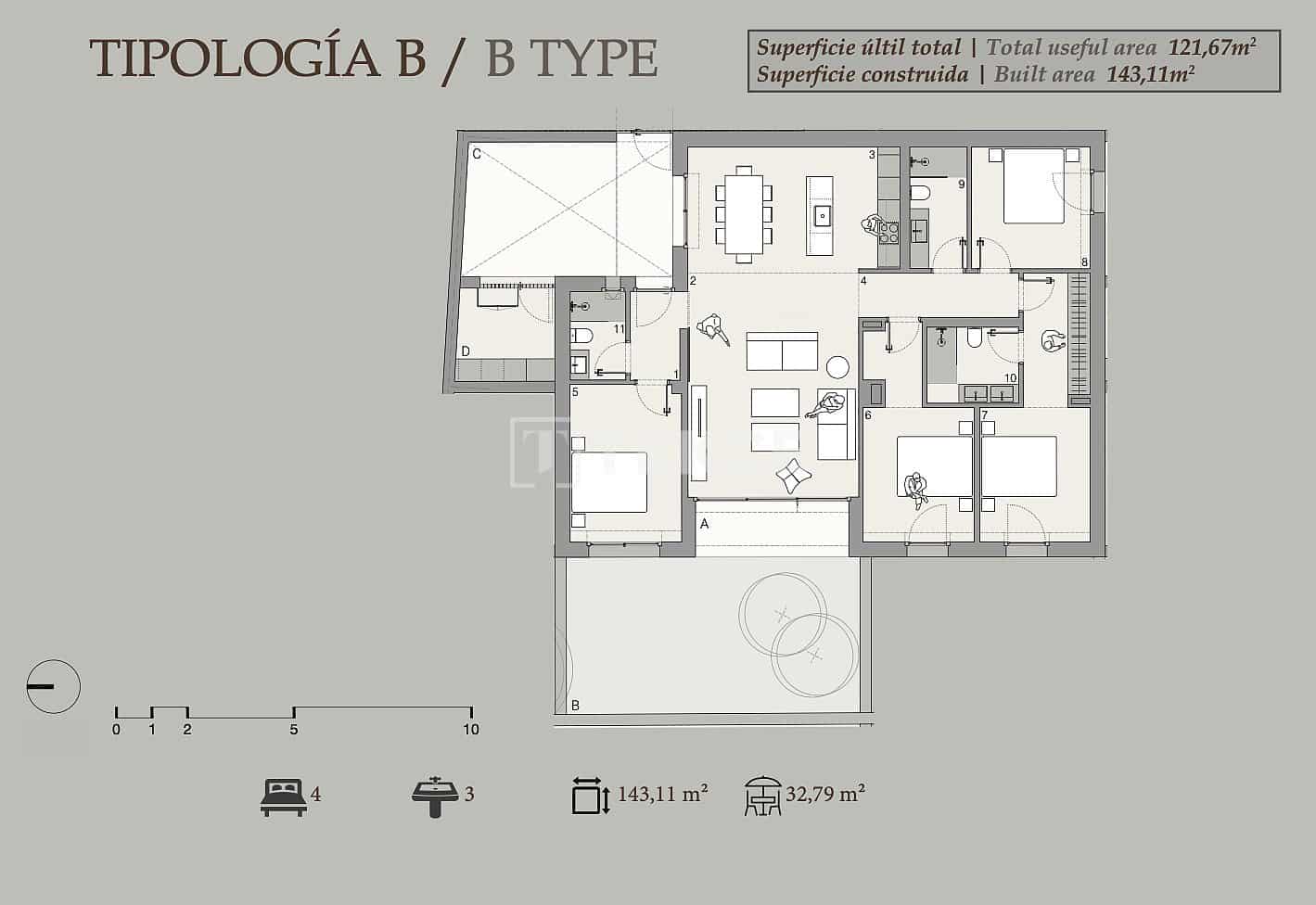 4 soveværelse Lejlighed til salg i Sa Riera med swimmingpool - € 762.000 (Ref: 9074701)