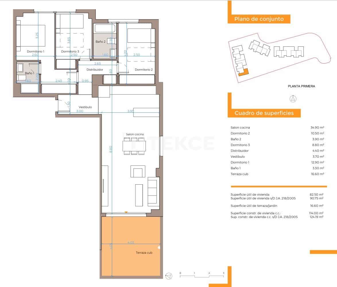 3 slaapkamer Flat te koop in El Faro met zwembad - € 483.000 (Ref: 9094893)