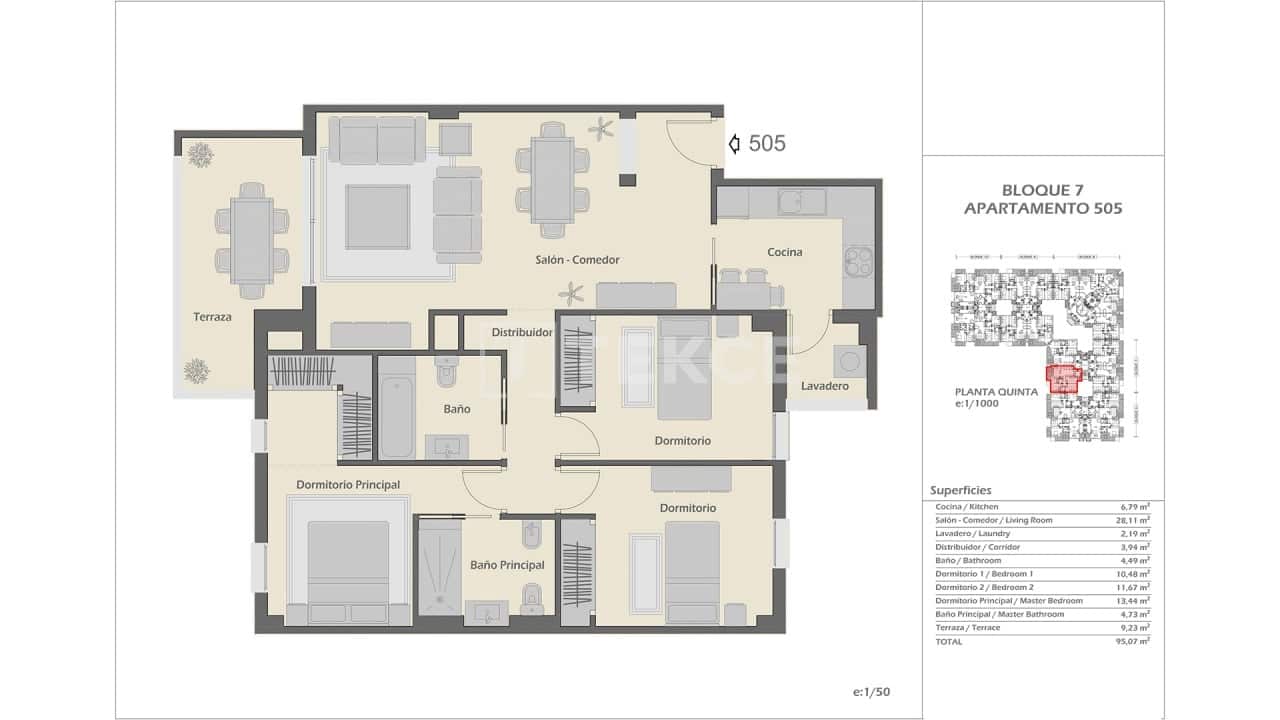 3 soverom Leilighet til salgs i Nueva Andalucia med svømmebasseng - € 485 000 (Ref: 9097790)