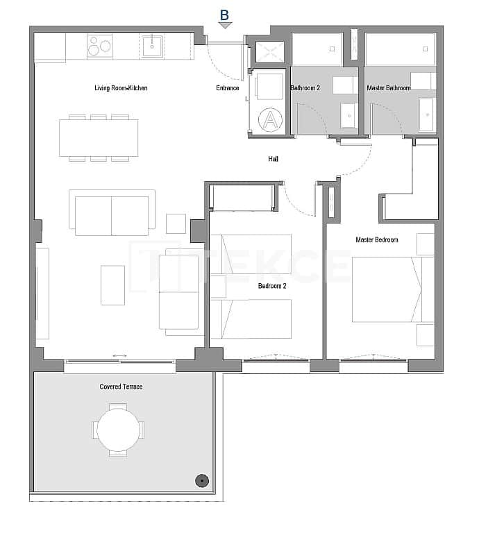 3 soveværelse Lejlighed til salg i Cerro del Aguila med swimmingpool - € 447.000 (Ref: 9101849)