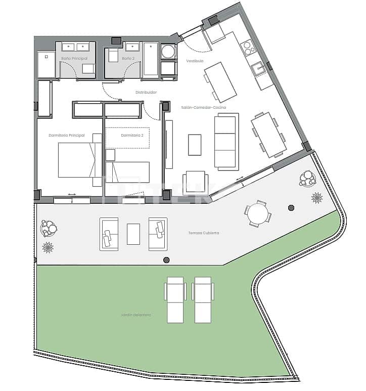 3 slaapkamer Flat te koop in Buenas Noches met zwembad - € 459.000 (Ref: 9101856)