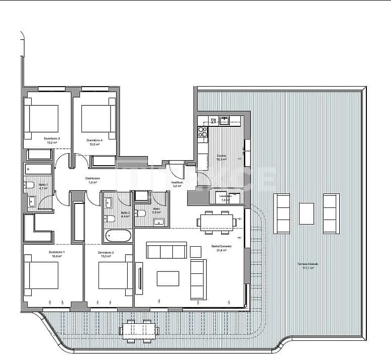 4 slaapkamer Flat te koop in Torremolinos met zwembad - € 1.450.000 (Ref: 9132008)
