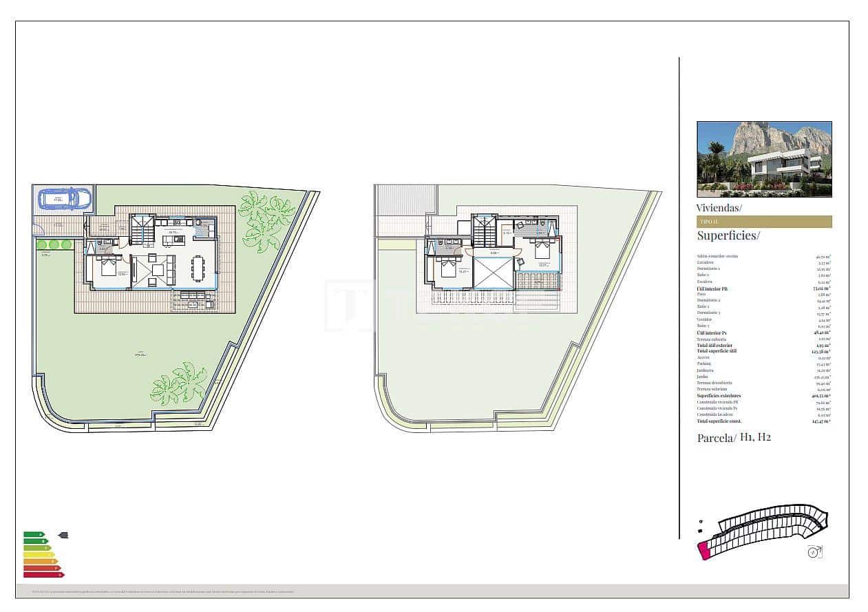 3 Zimmer Villa zu verkaufen in Polop mit Pool - 503.000 € (Ref: 9133852)