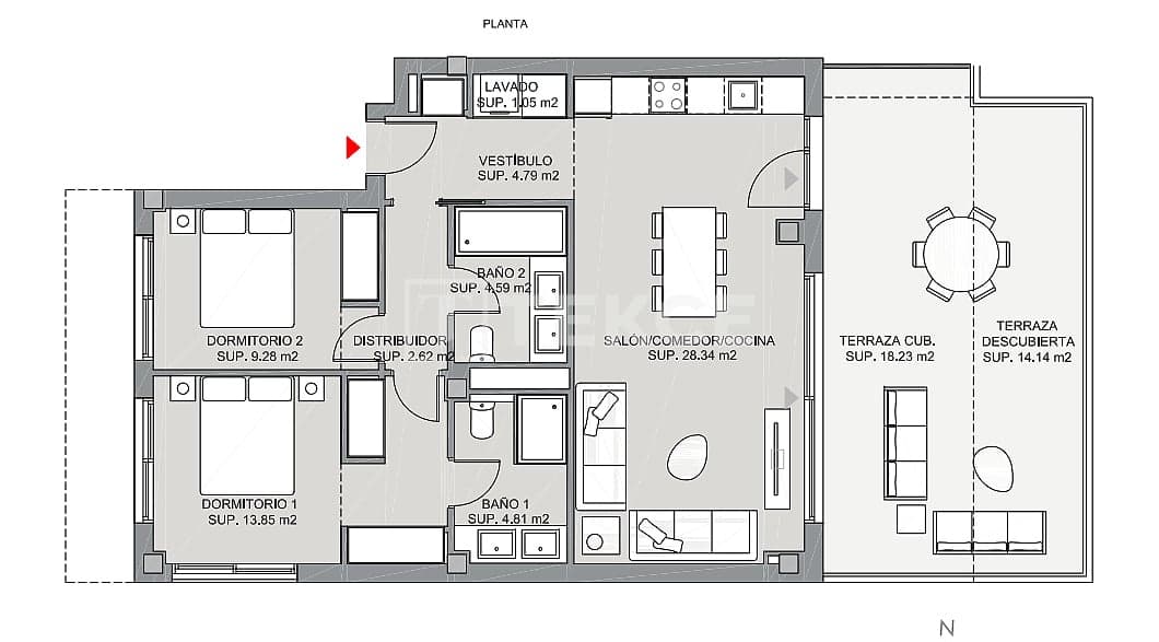 2 sypialnia Mieszkanie na sprzedaż w Mijas Golf z basenem - 473 000 € (Ref: 9136814)
