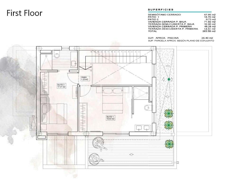 3 sypialnia Willa na sprzedaż w Finestrat z basenem - 608 000 € (Ref: 9136823)