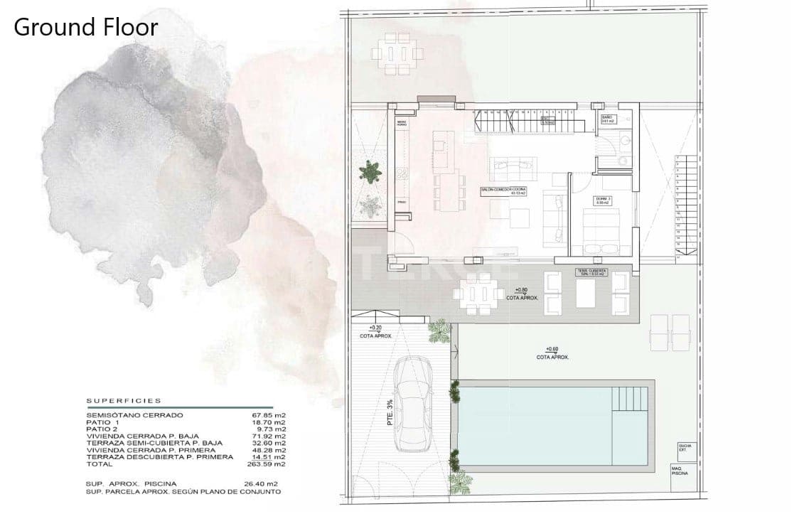 3 sypialnia Willa na sprzedaż w Finestrat z basenem - 608 000 € (Ref: 9136823)