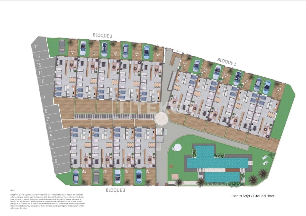 2 Zimmer Wohnung zu verkaufen in Pilar de la Horadada mit Pool - 260.000 € (Ref: 9145131)
