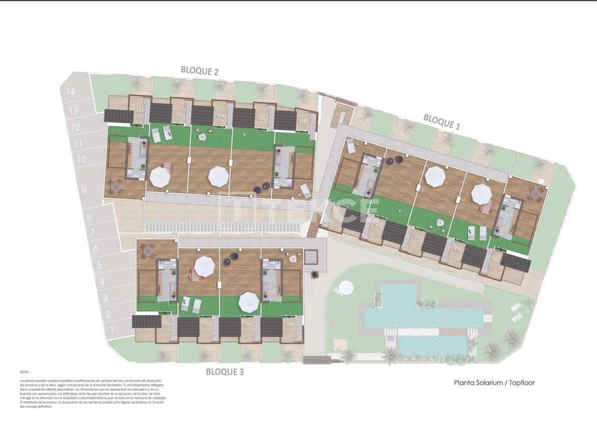 2 Zimmer Wohnung zu verkaufen in Pilar de la Horadada mit Pool - 260.000 € (Ref: 9145131)