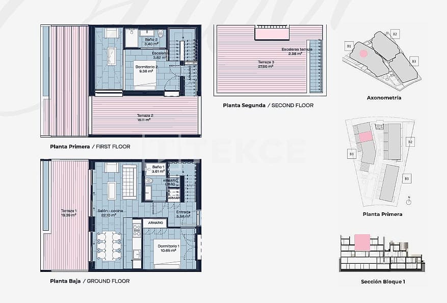 3 soverom Leilighet til salgs i New Golden Mile med svømmebasseng - € 659 000 (Ref: 9146645)