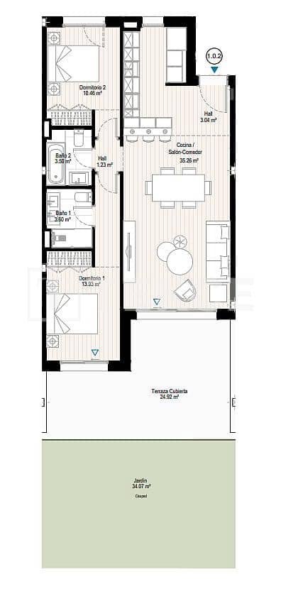2 sypialnia Mieszkanie na sprzedaż w Casares z basenem - 442 000 € (Ref: 9146647)