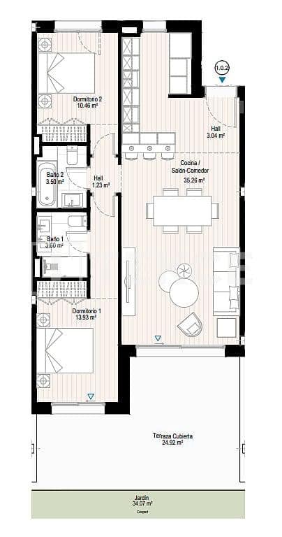 Piso de 3 habitaciones en Casares en venta con piscina - 720.000 € (Ref: 9146650)