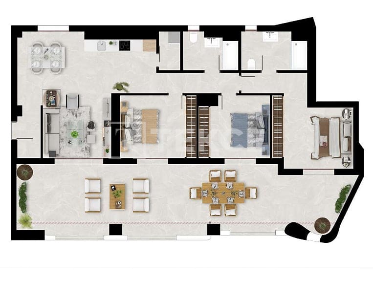 2 slaapkamer Flat te koop in Benahavis met zwembad - € 400.000 (Ref: 9148771)