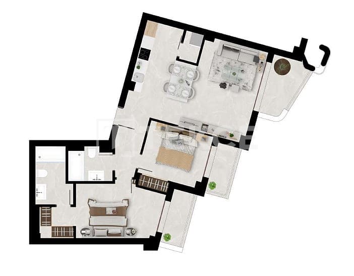 3 sypialnia Mieszkanie na sprzedaż w Benahavis z basenem - 890 000 € (Ref: 9148774)