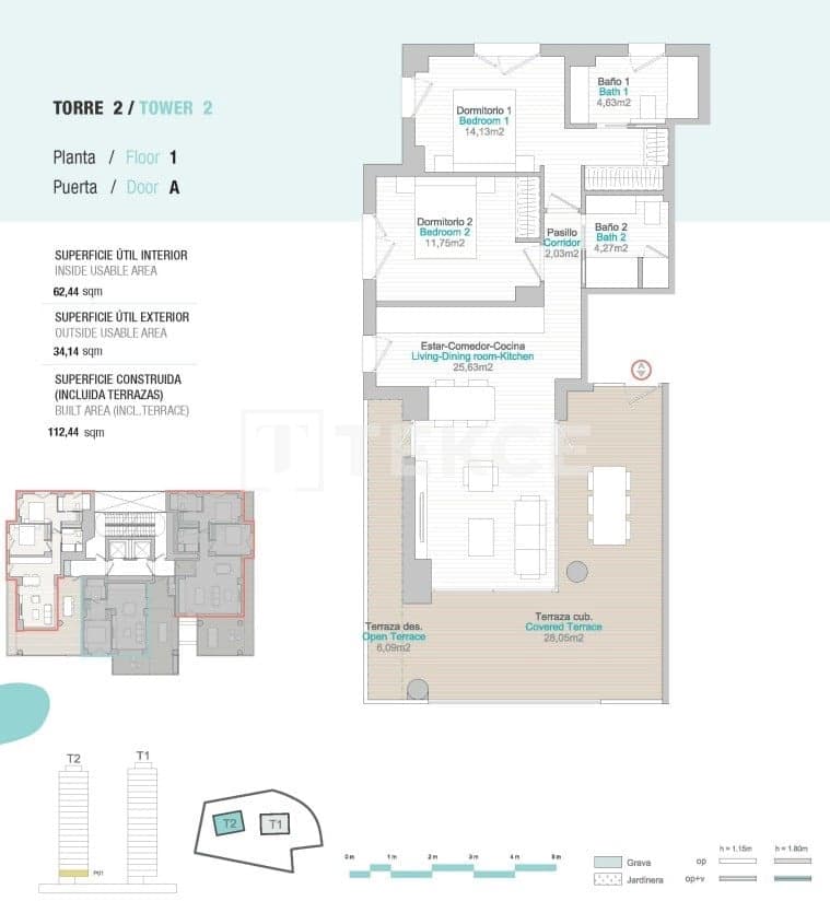 2 slaapkamer Flat te koop in Calpe / Calp met zwembad - € 620.000 (Ref: 9153544)