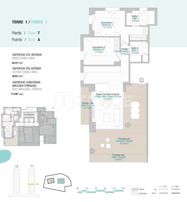 2 slaapkamer Flat te koop in Calpe / Calp met zwembad - € 620.000 (Ref: 9153544)