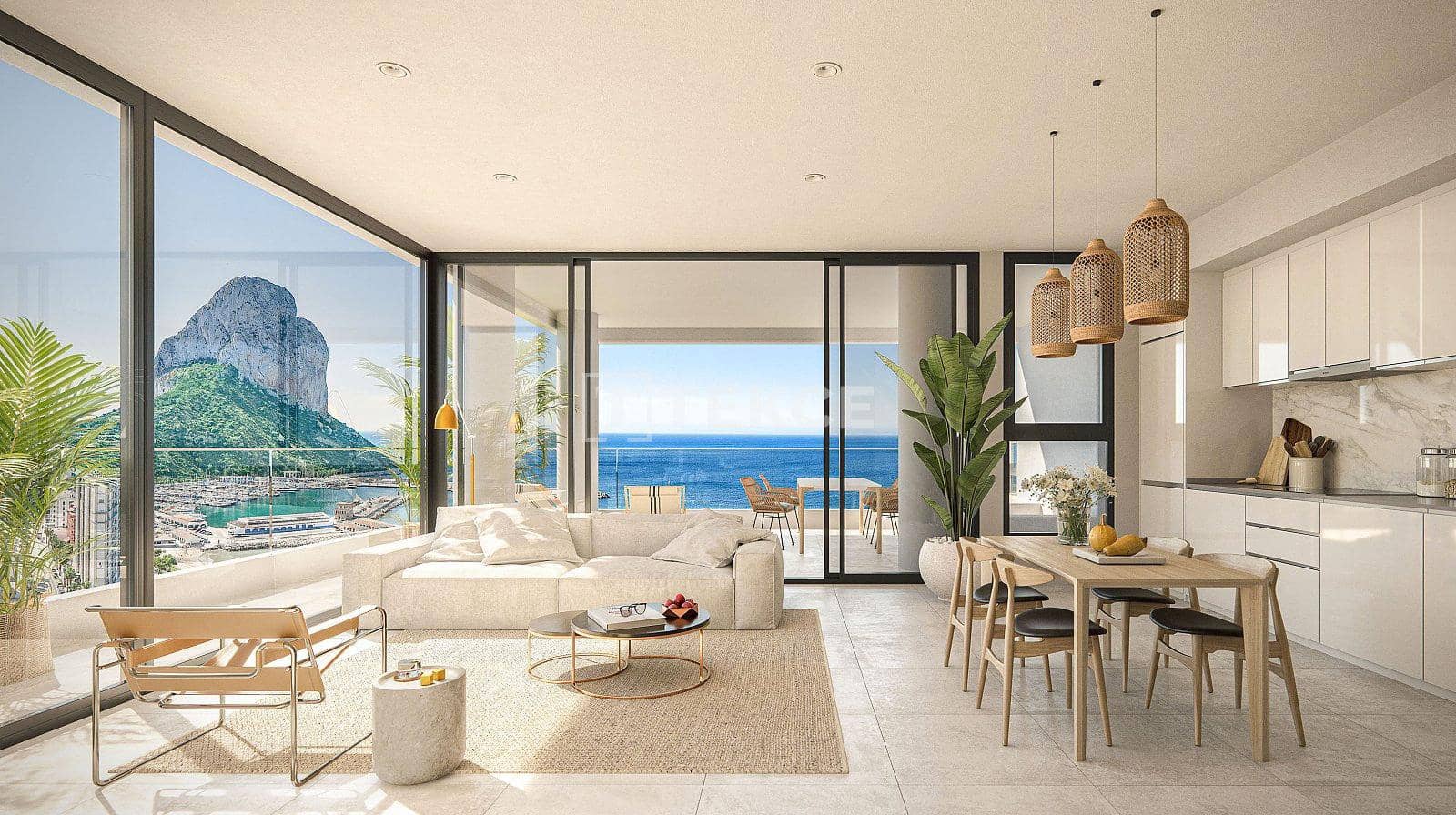 2 slaapkamer Flat te koop in Calpe / Calp met zwembad - € 620.000 (Ref: 9153544)