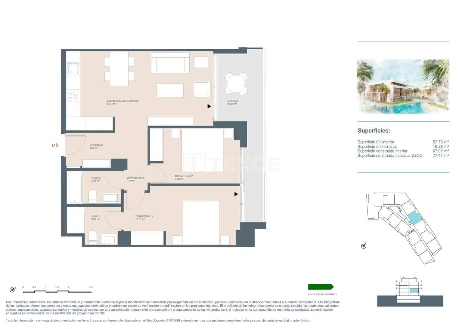 3 sovrum Lägenhet till salu i Javea / Xabia med pool - 513 000 € (Ref: 9163331)