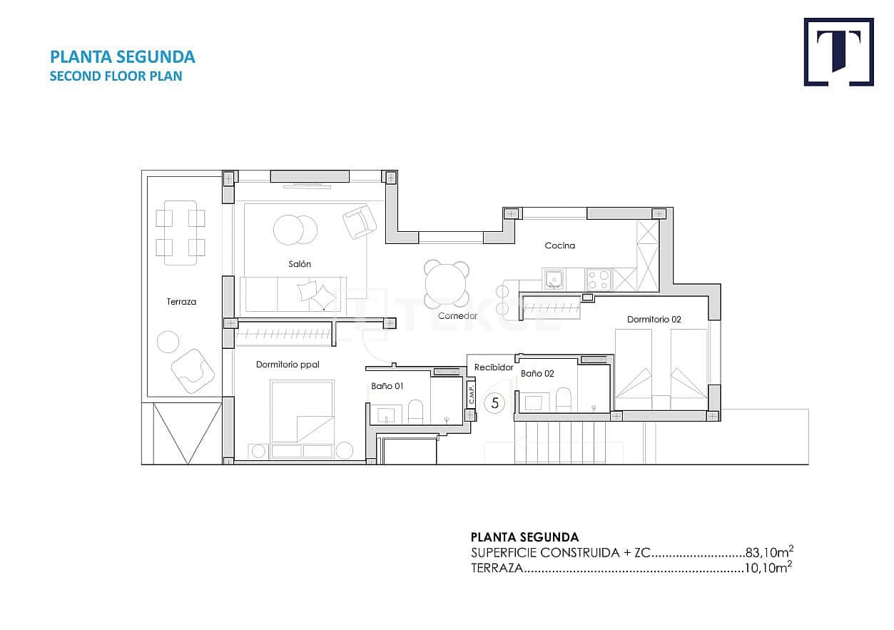 2 Zimmer Wohnung zu verkaufen in Torre-Pacheco mit Pool - 292.000 € (Ref: 9177153)