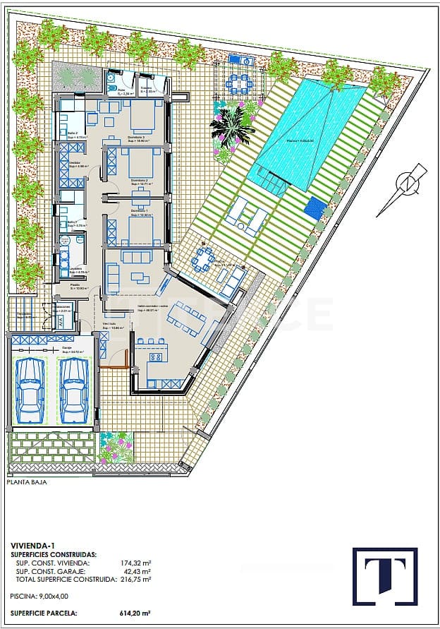 3 soveværelse Villa til salg i San Javier med swimmingpool - € 1.250.000 (Ref: 9180710)