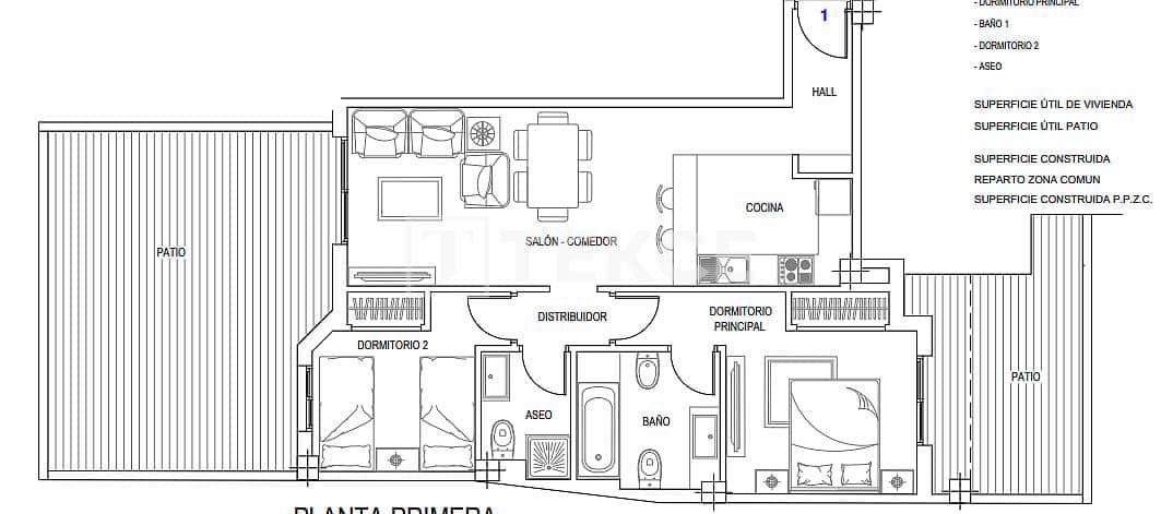 1 sovrum Lägenhet till salu i Malaga stad med pool - 243 000 € (Ref: 9190772)