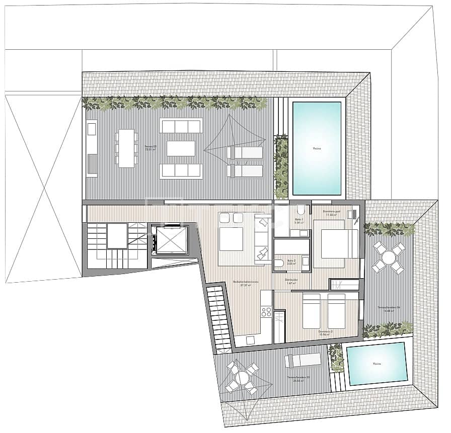 3 sypialnia Mieszkanie na sprzedaż w Estepona z basenem - 895 000 € (Ref: 9195154)
