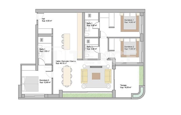 3 Zimmer Wohnung zu verkaufen in San Pedro de Alcantara mit Pool - 590.000 € (Ref: 9195160)