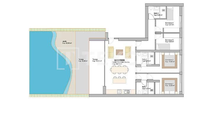 4 sovrum Lägenhet till salu i San Pedro de Alcantara med pool - 725 000 € (Ref: 9195162)