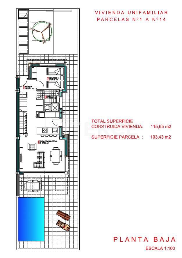 3 sovrum Villa till salu i Torrevieja med pool - 500 000 € (Ref: 9204138)