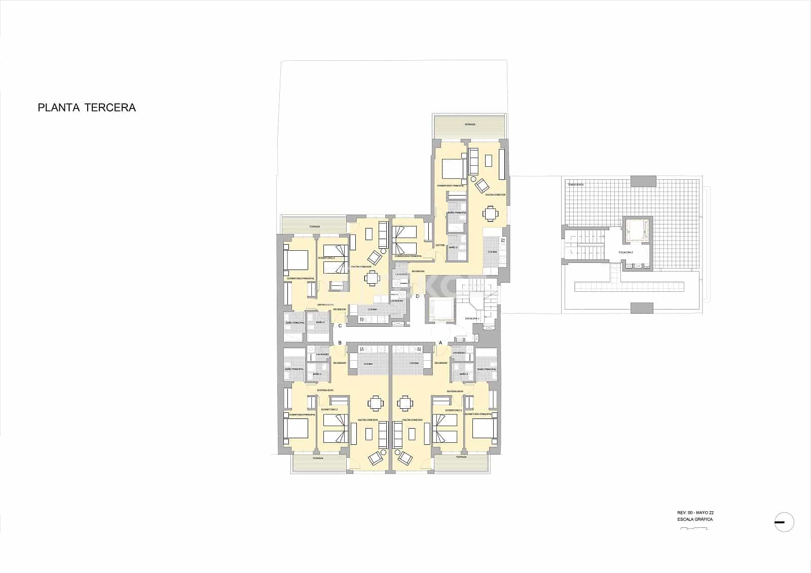 2 sypialnia Mieszkanie na sprzedaż w Miasto Malaga z basenem - 499 000 € (Ref: 9208000)