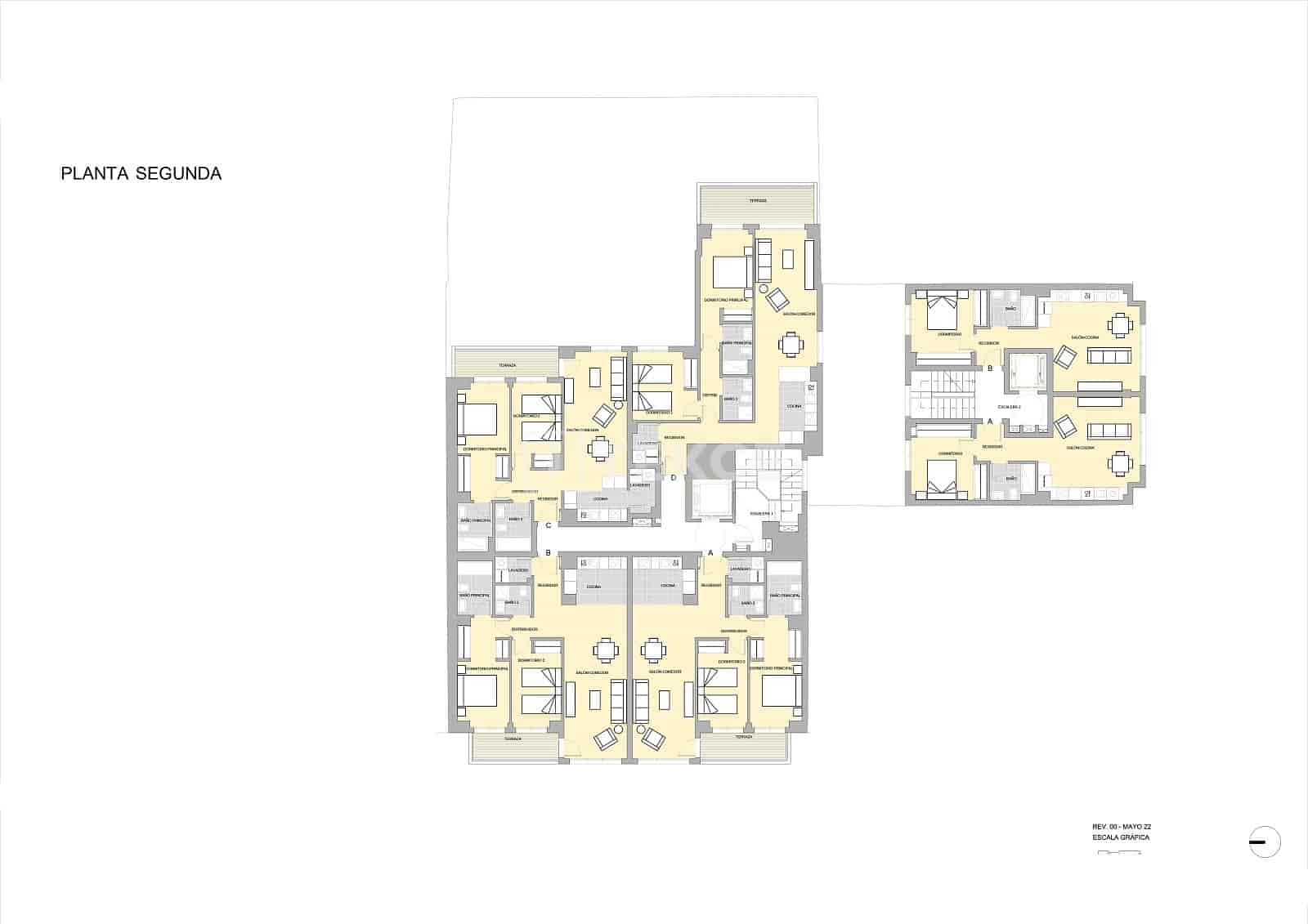 2 sypialnia Mieszkanie na sprzedaż w Miasto Malaga z basenem - 499 000 € (Ref: 9208000)