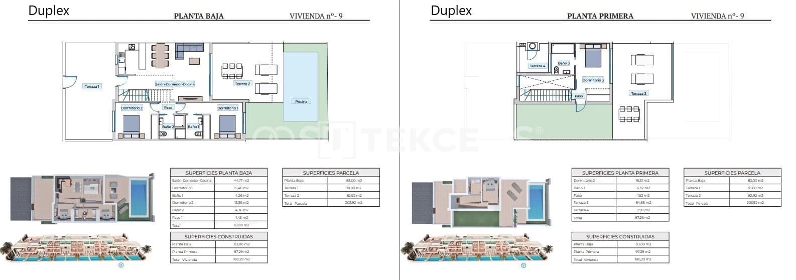 2 quarto Apartamento para venda em Finestrat com piscina - 380 000 € (Ref: 9216931)