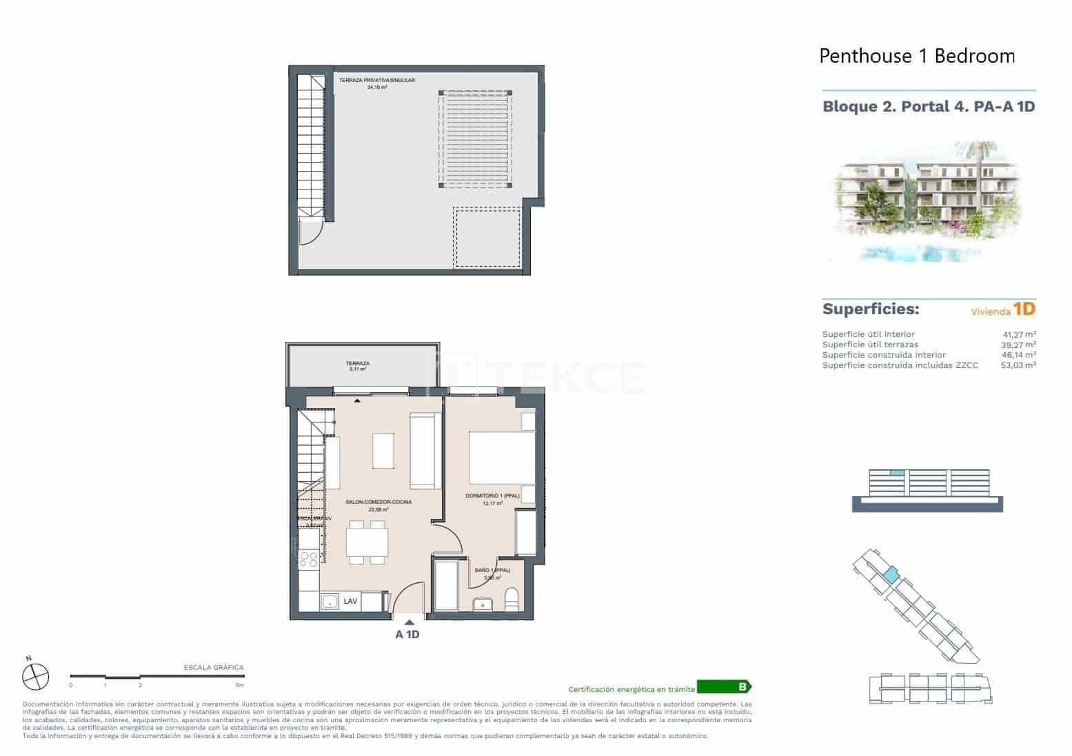 2 makuuhuone Asunto myytävänä paikassa Denia mukana uima-altaan - 362 000 € (Ref: 9228126)