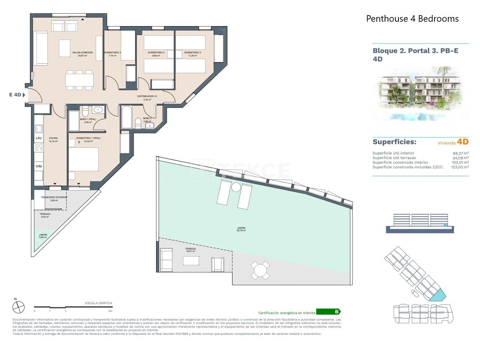 2 makuuhuone Asunto myytävänä paikassa Denia mukana uima-altaan - 362 000 € (Ref: 9228126)
