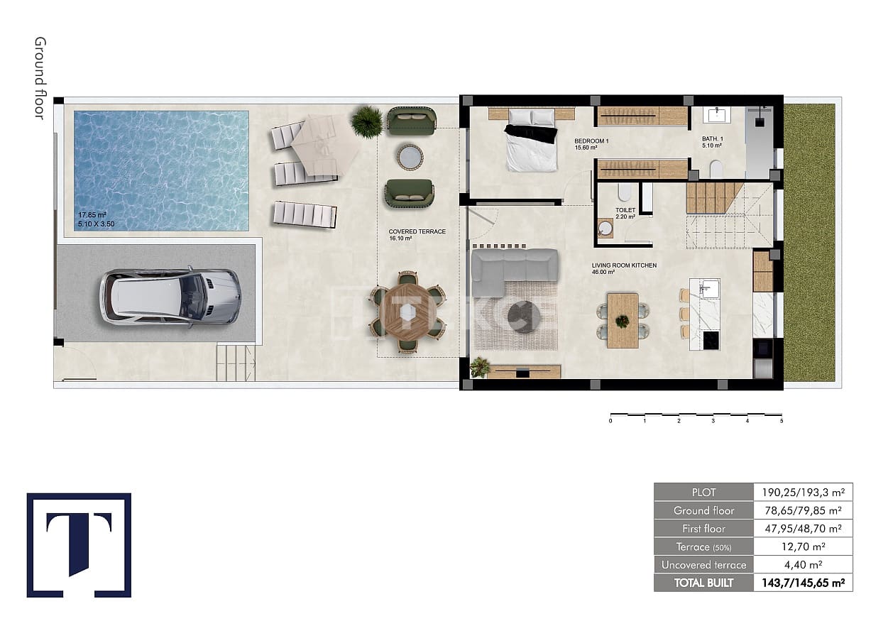 3 sypialnia Willa na sprzedaż w Dolores z basenem - 389 000 € (Ref: 9232072)