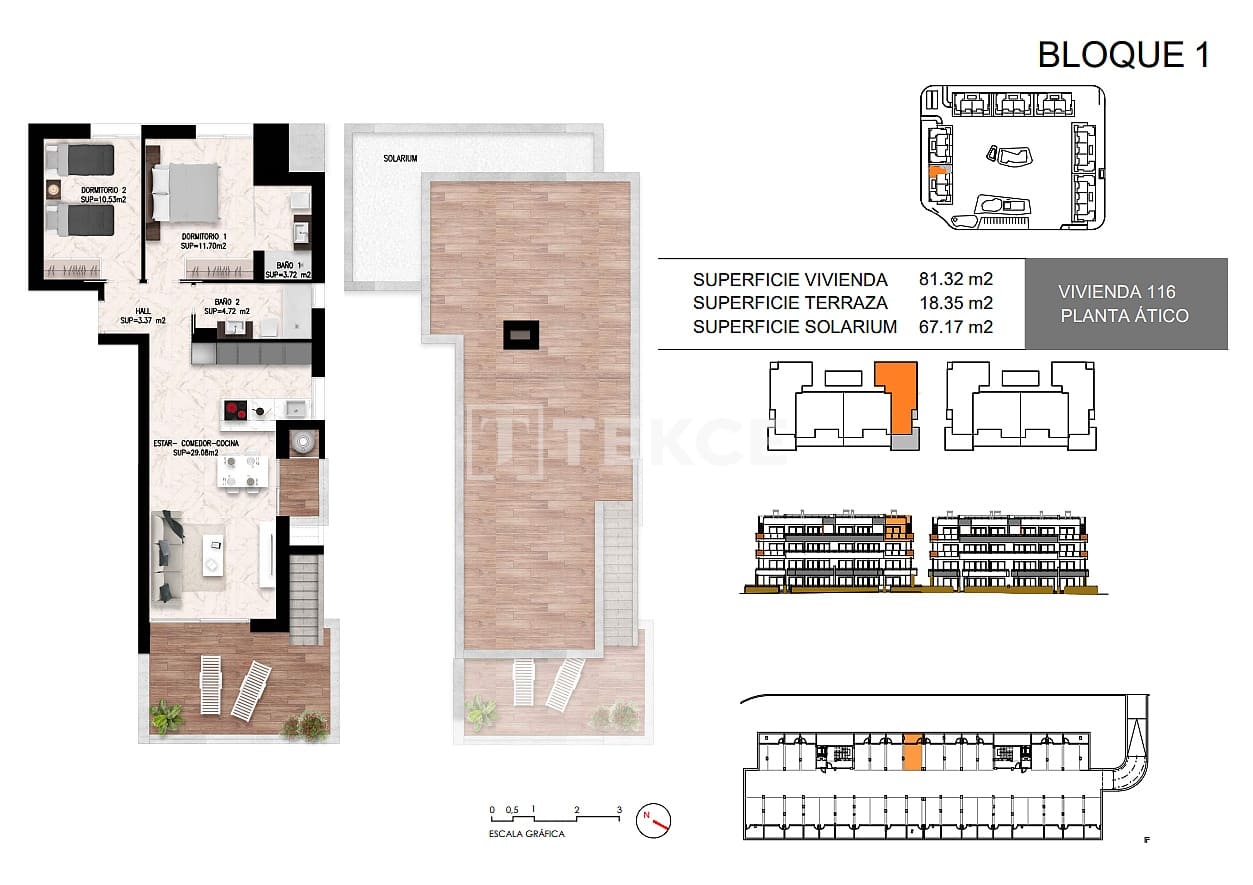 2 bedroom Flat for sale in Torrevieja with pool - € 289,000 (Ref: 9232074)