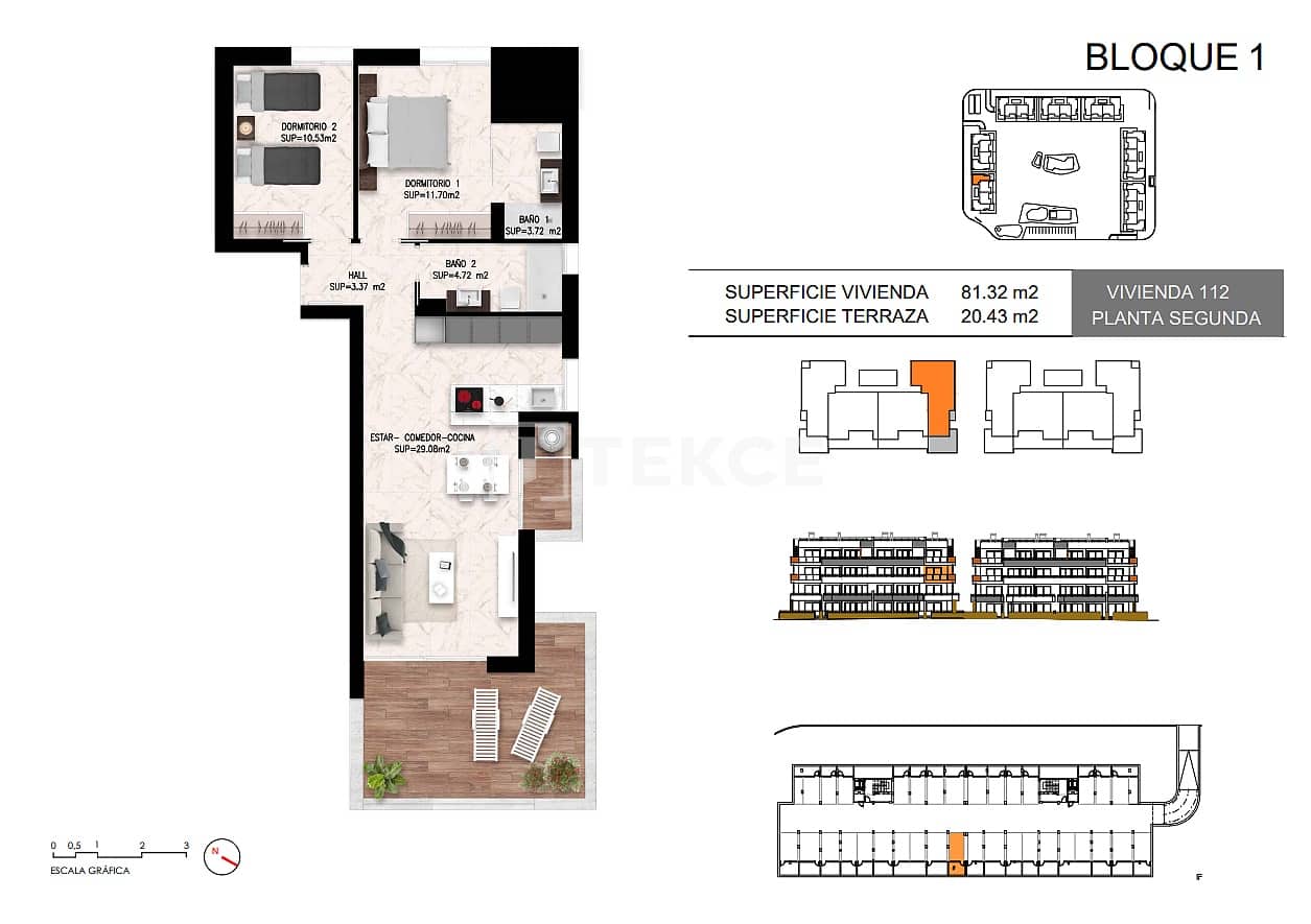 2 bedroom Flat for sale in Torrevieja with pool - € 289,000 (Ref: 9232074)