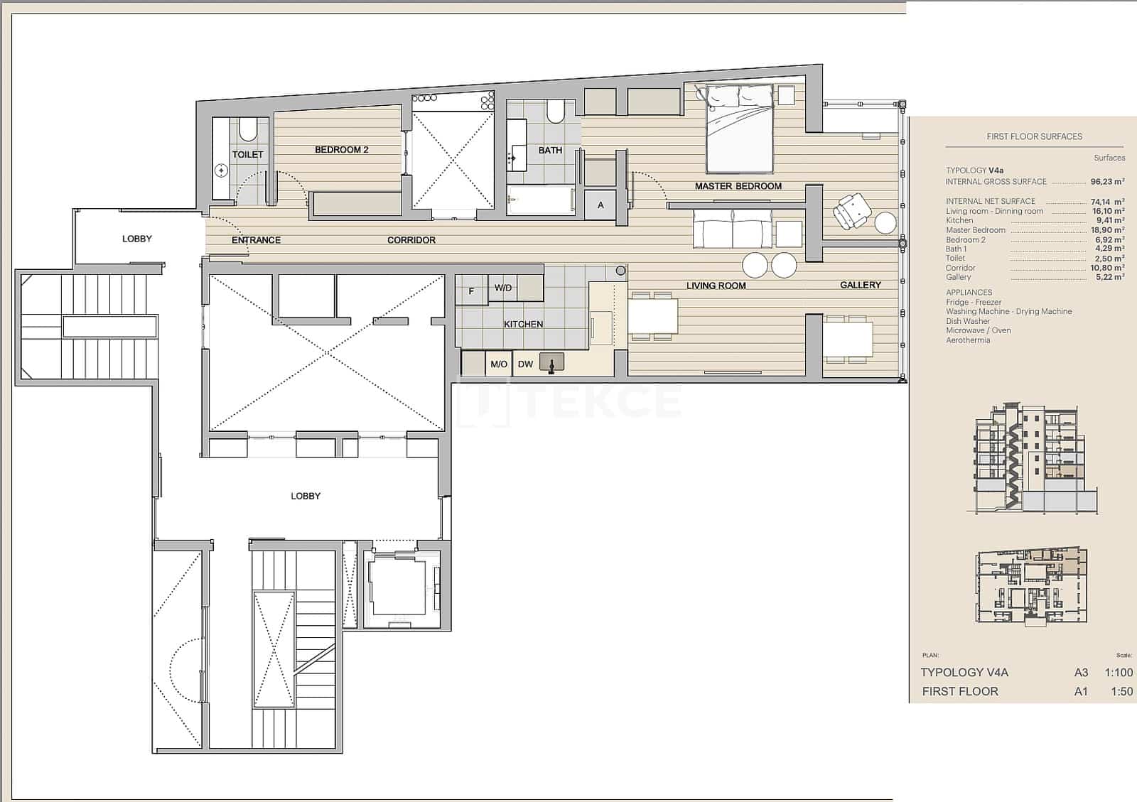 1 sypialnia Mieszkanie na sprzedaż w Miasto Barcelona - 840 000 € (Ref: 9239482)