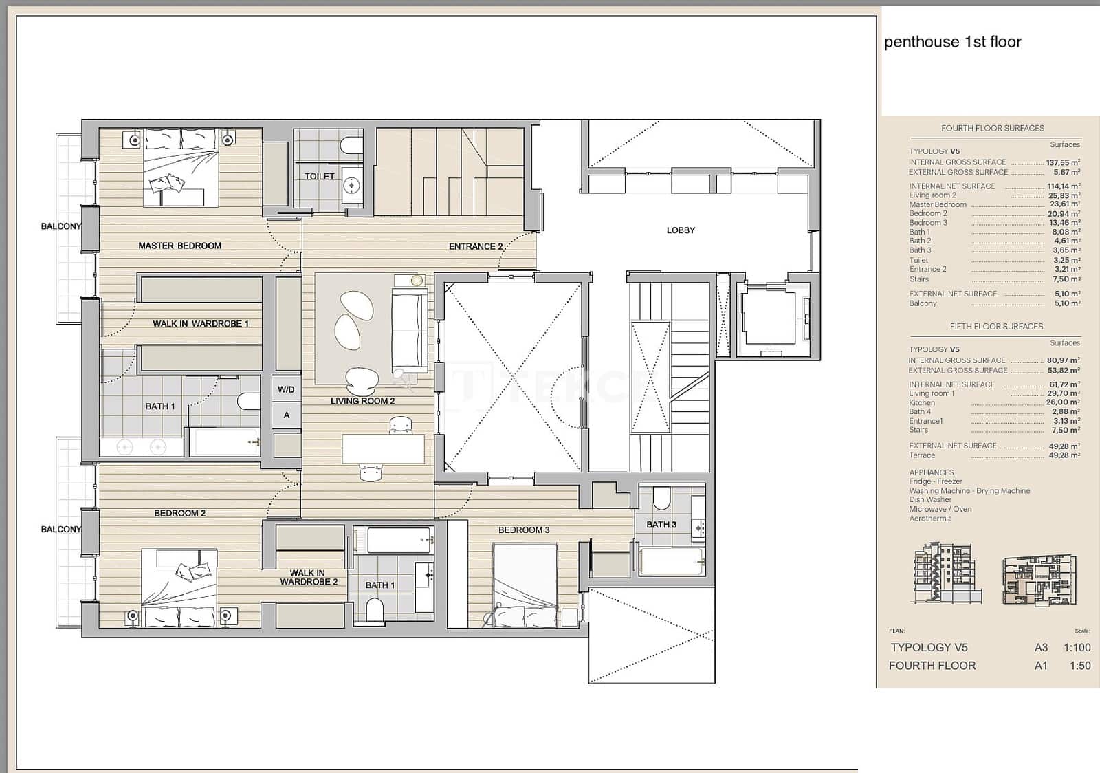 2 slaapkamer Flat te koop in Barcelona stad - € 1.050.000 (Ref: 9239483)
