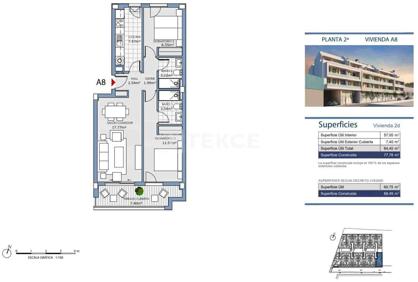 Piso de 2 habitaciones en Las Lagunas de Mijas en venta con piscina - 299.000 € (Ref: 9246234)