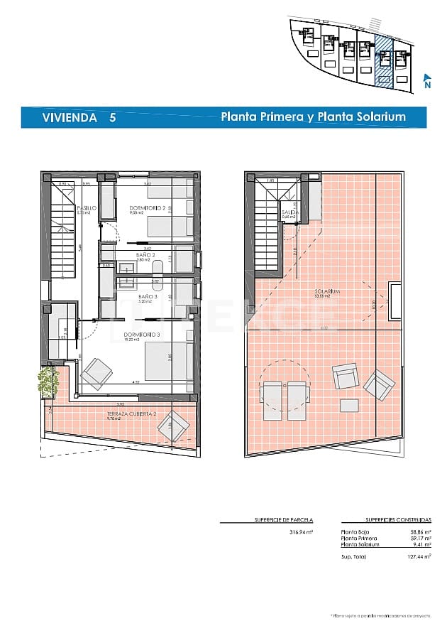 3 bedroom Villa for sale in Pinar de Campoverde with pool - € 475,000 (Ref: 9254516)
