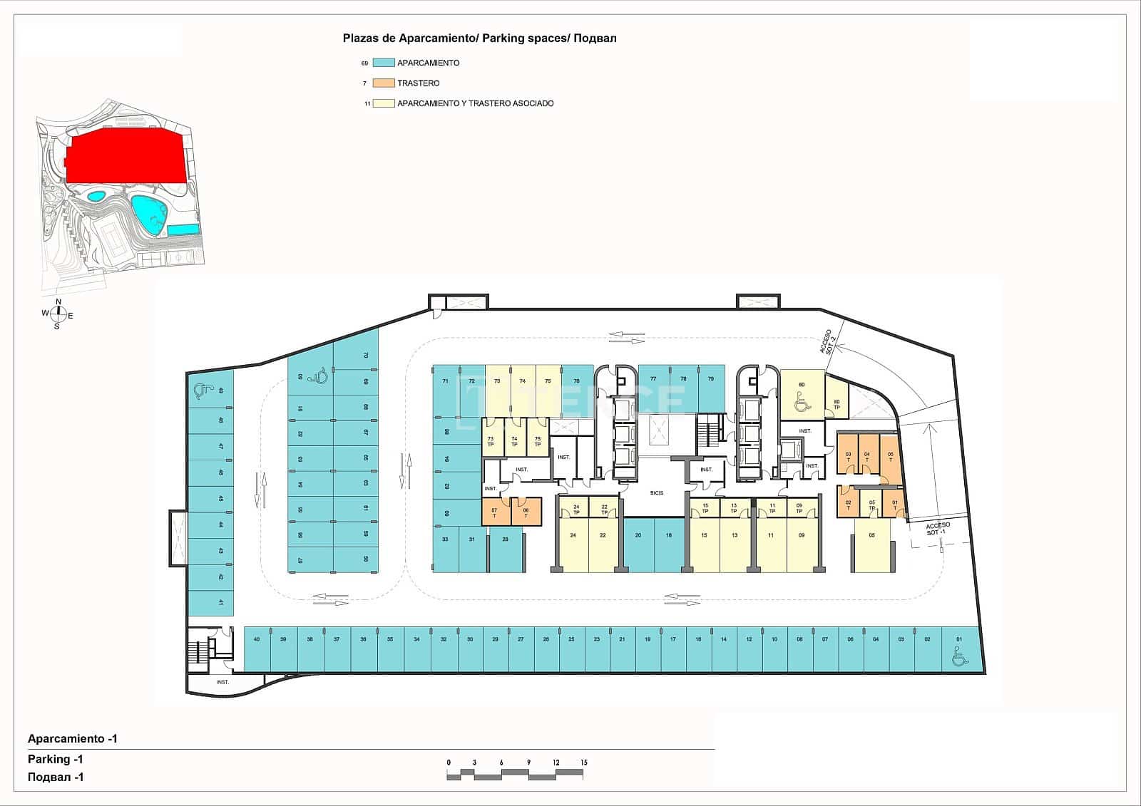 1 soverom Leilighet til salgs i Benidorm med svømmebasseng - € 530 000 (Ref: 9262086)