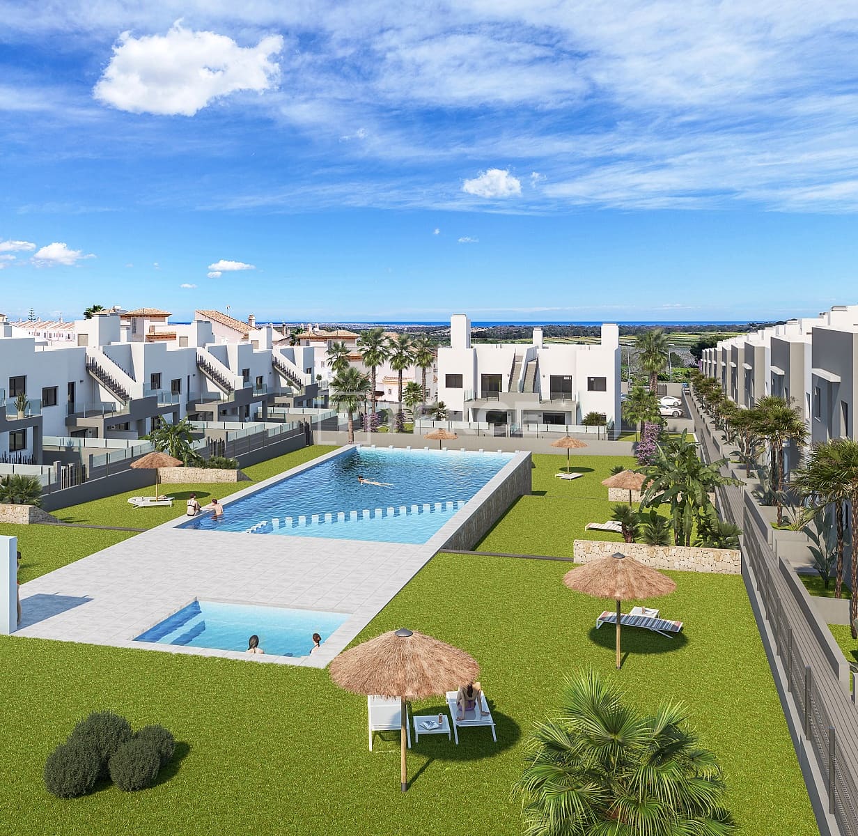 2 sovrum Lägenhet till salu i San Miguel de Salinas med pool - 244 000 € (Ref: 9289986)