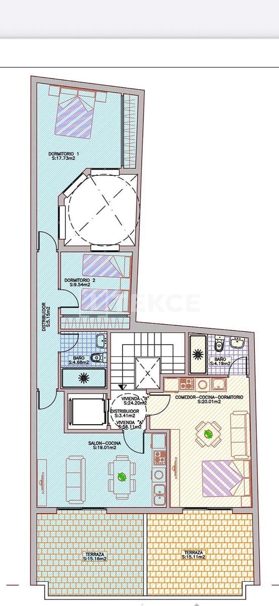 1 quarto Apartamento para venda em Torrevieja - 175 000 € (Ref: 9289992)