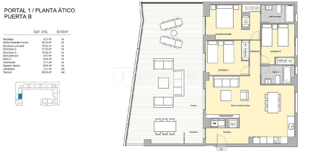 2 sypialnia Mieszkanie na sprzedaż w Miasto Malaga z basenem - 340 000 € (Ref: 9290001)