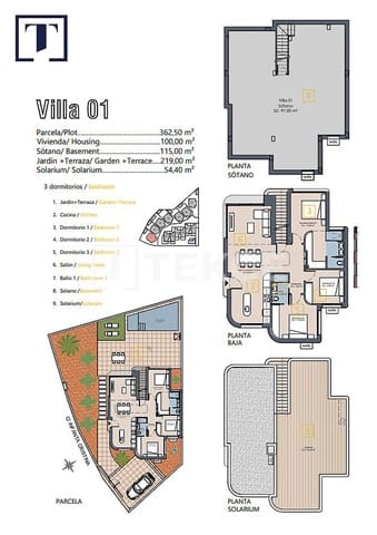 3 Zimmer Villa zu verkaufen in Los Alcázares mit Pool - 590.000 € (Ref: 9297490)