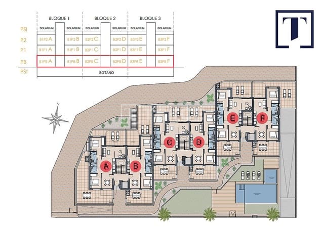 Piso de 2 habitaciones en Los Alcázares en venta con piscina - 300.000 € (Ref: 9297492)