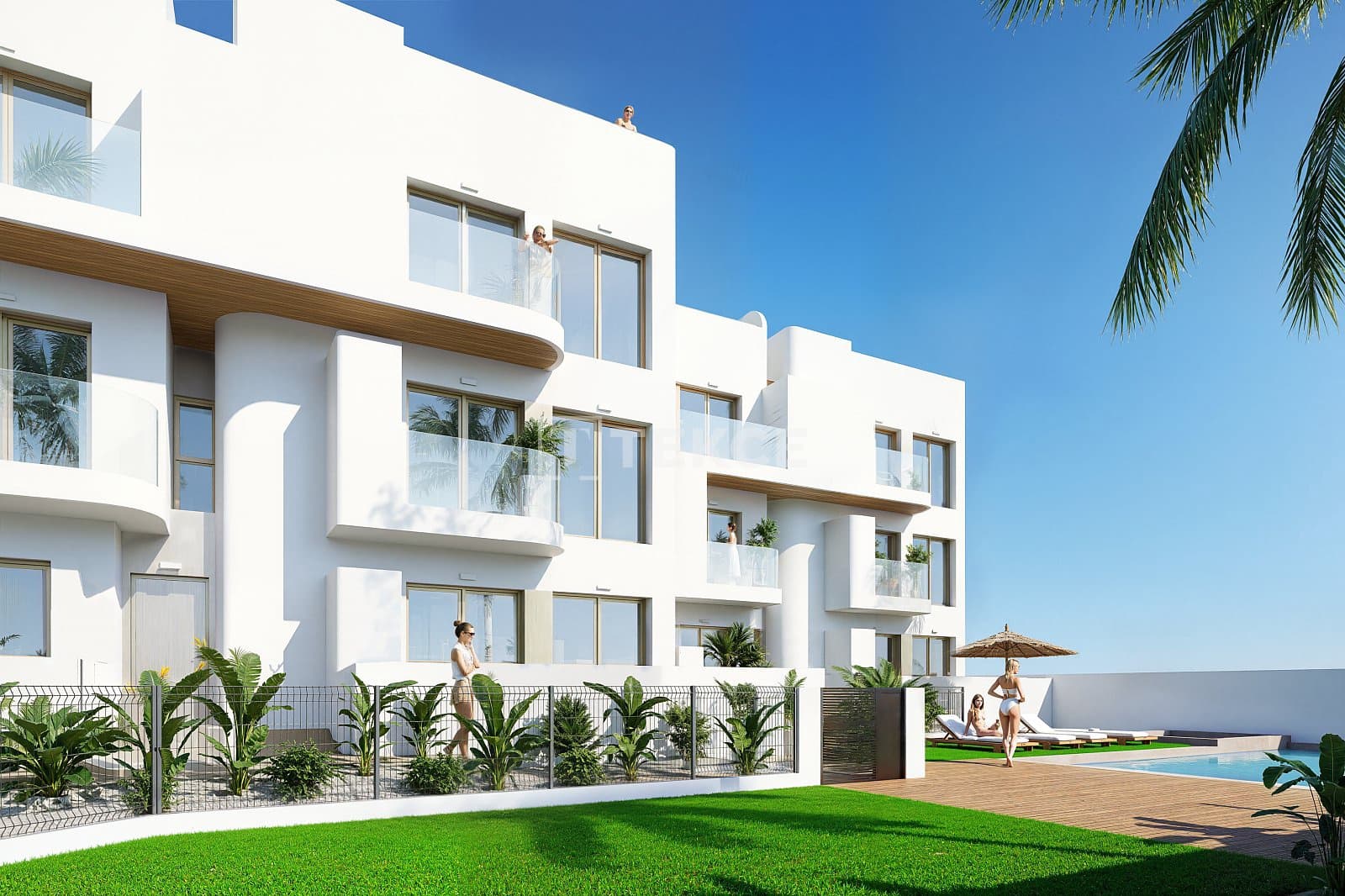Piso de 2 habitaciones en Los Alcázares en venta con piscina - 300.000 € (Ref: 9297492)