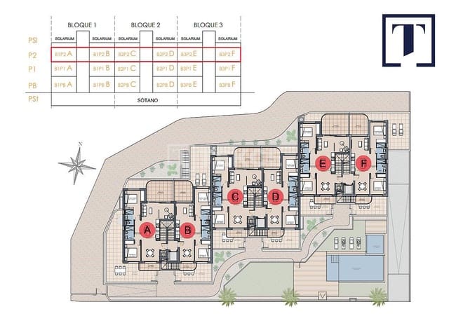 2 bedroom Flat for sale in Los Alcázares with pool - € 370,000 (Ref: 9297495)